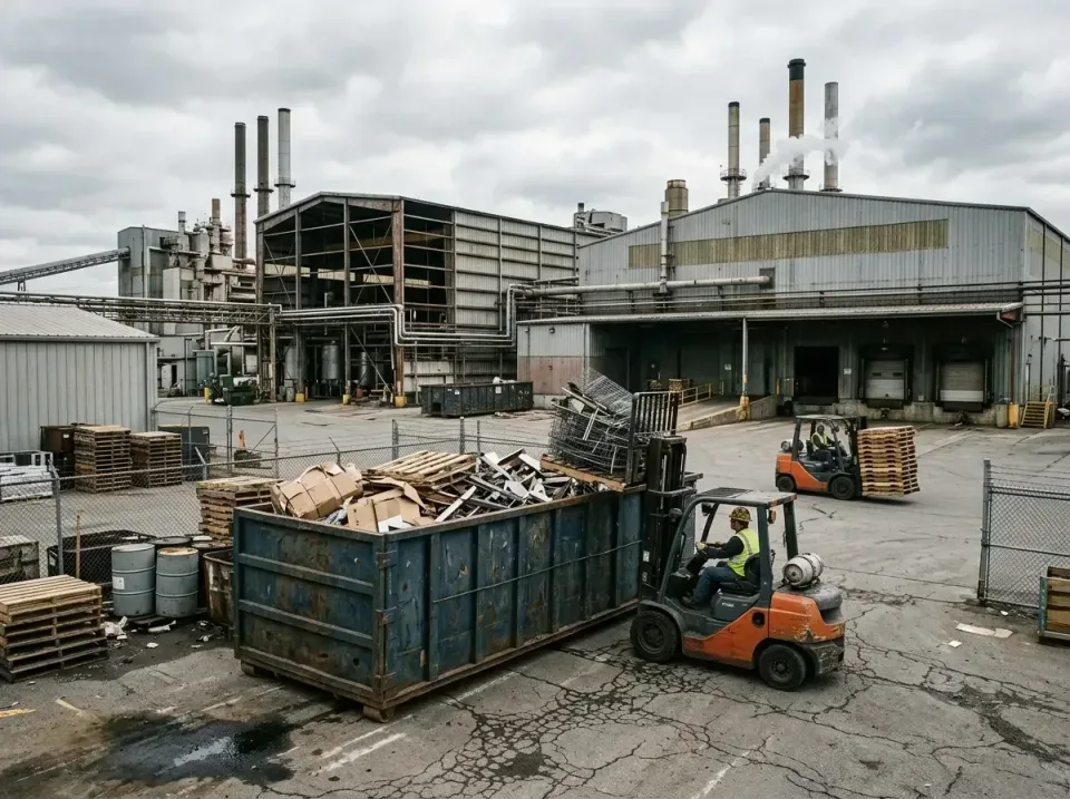 industrial-factory-scrap-conta-003 — frequently asked questions, Cheap Roll-off Dumpster Rentals in Jermyn, PA